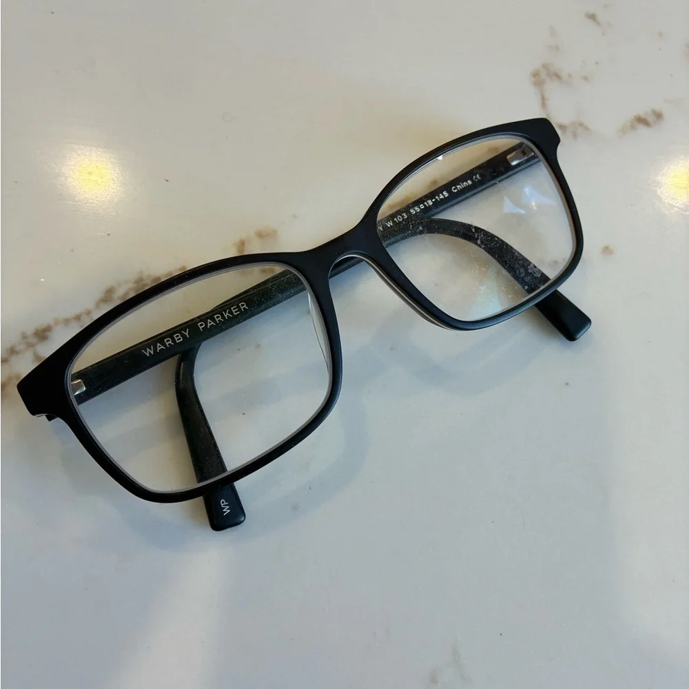 Warby Parker Brady black frames